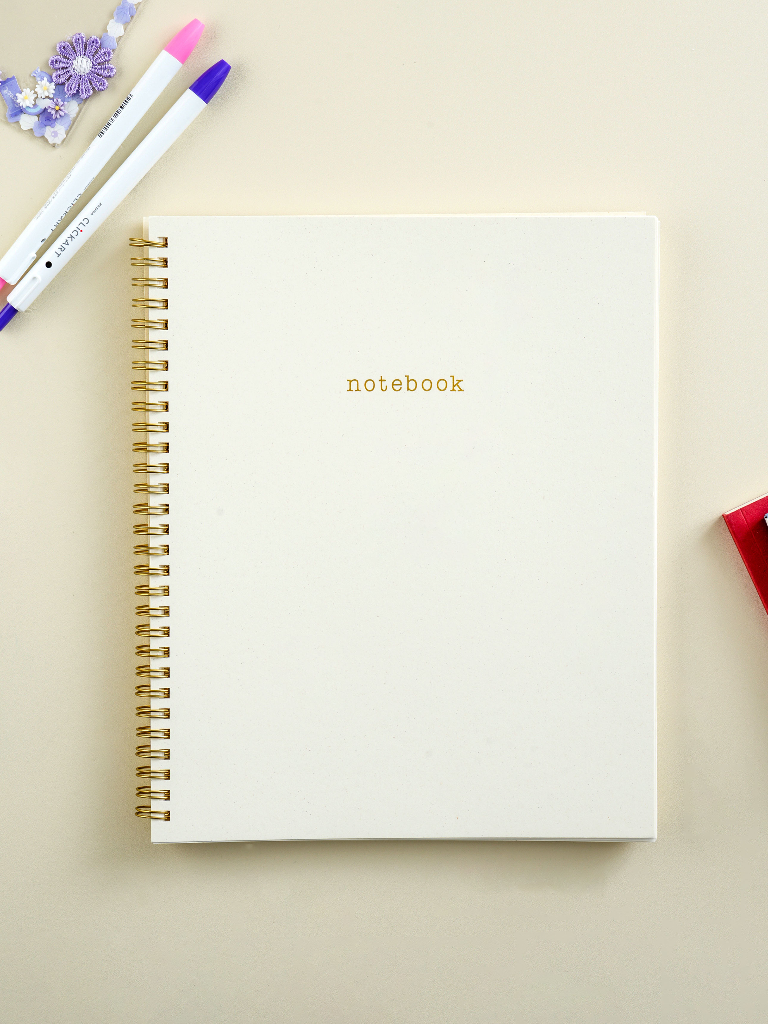 Two Ring Wired Notebook 80 Sheets Tangerine
