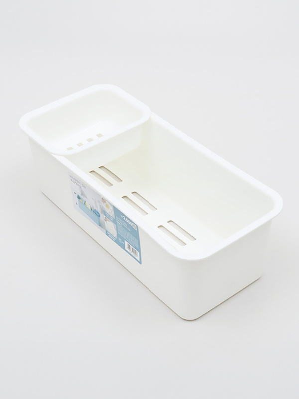 Multi-purpose living soap dish white