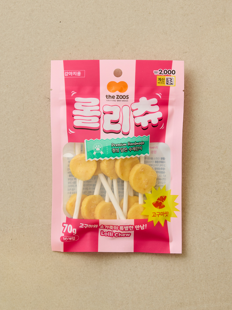 [Pet] The Juice Lollichu Lollipop Sweet Potato 70 g