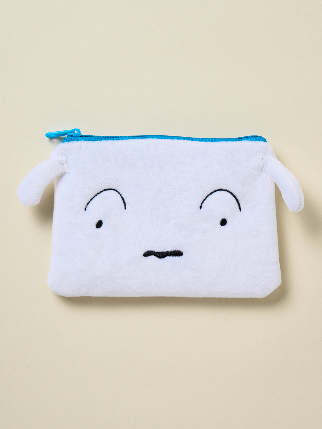 Crayon Shin-chan Flat Plush Pouch Albino