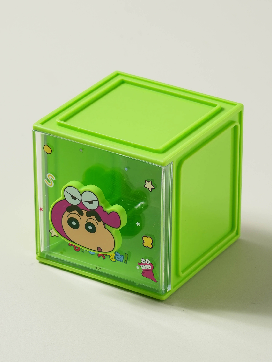Crayon Shin-chan large handle cube box Crayon Shin-chan