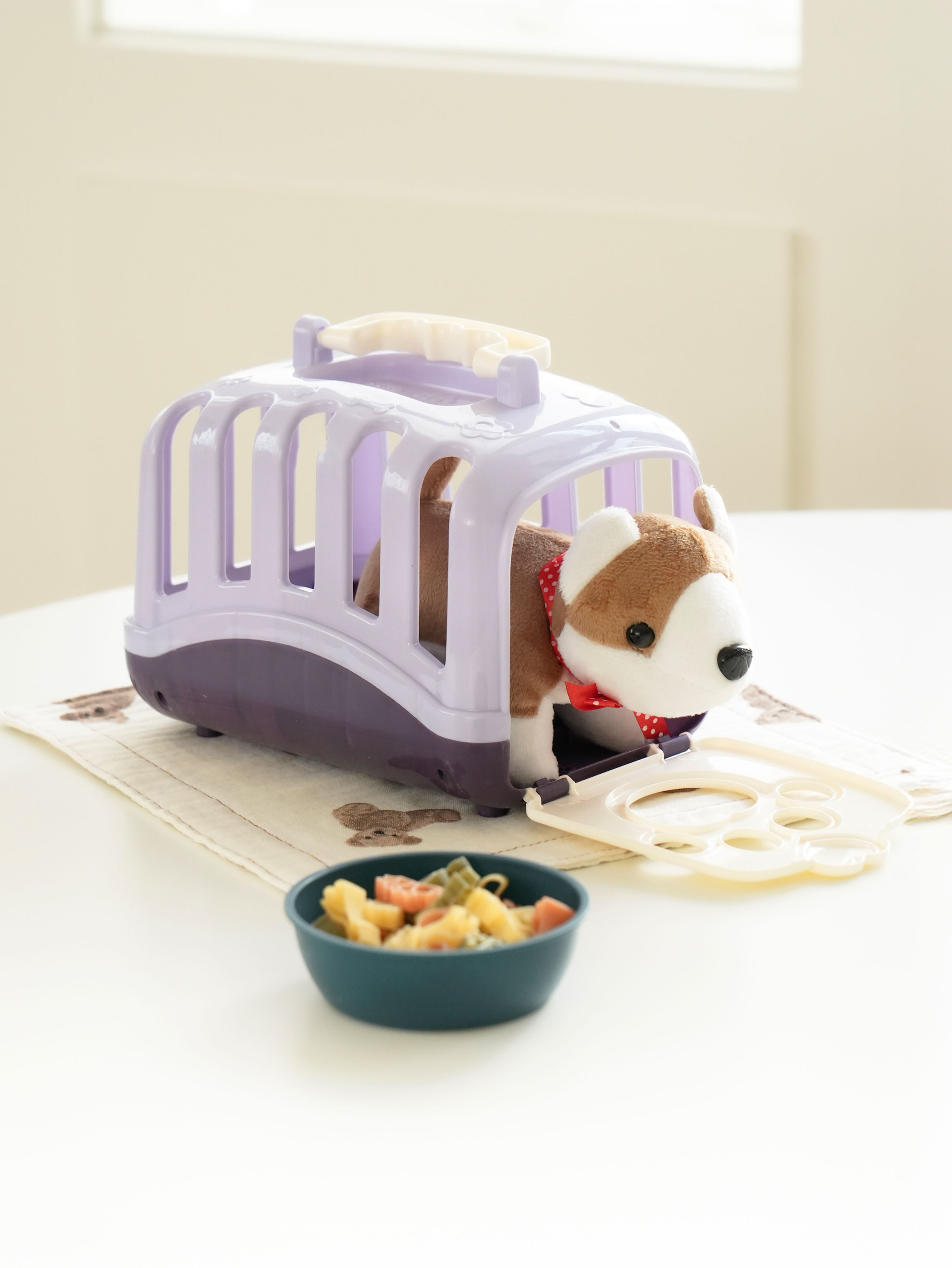 dog carrier toys purple