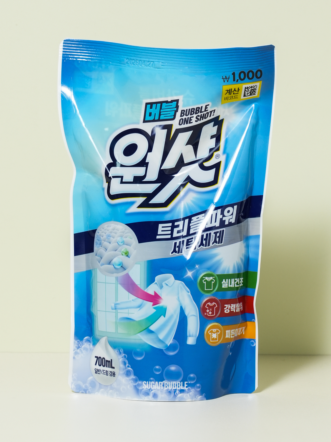 Sugar Bubble One Shot Liquid Detergent 700 ml