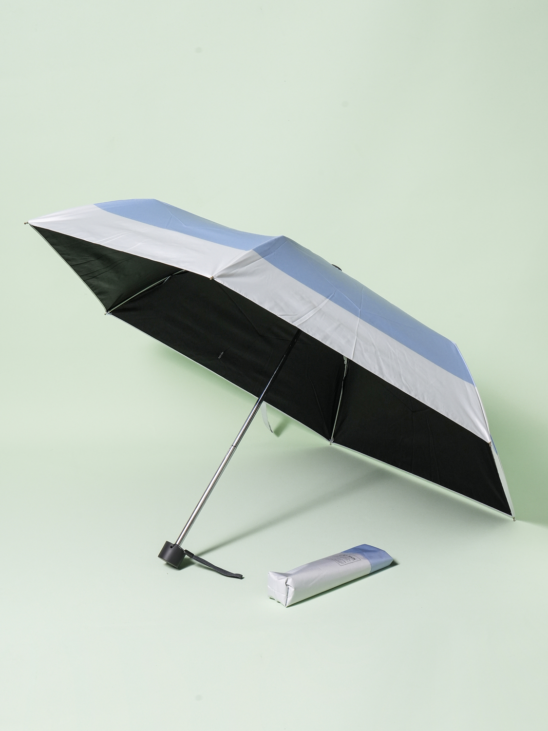 [UV blocking up to 99%] Two-tone border 3-tier umbrella 50 cm