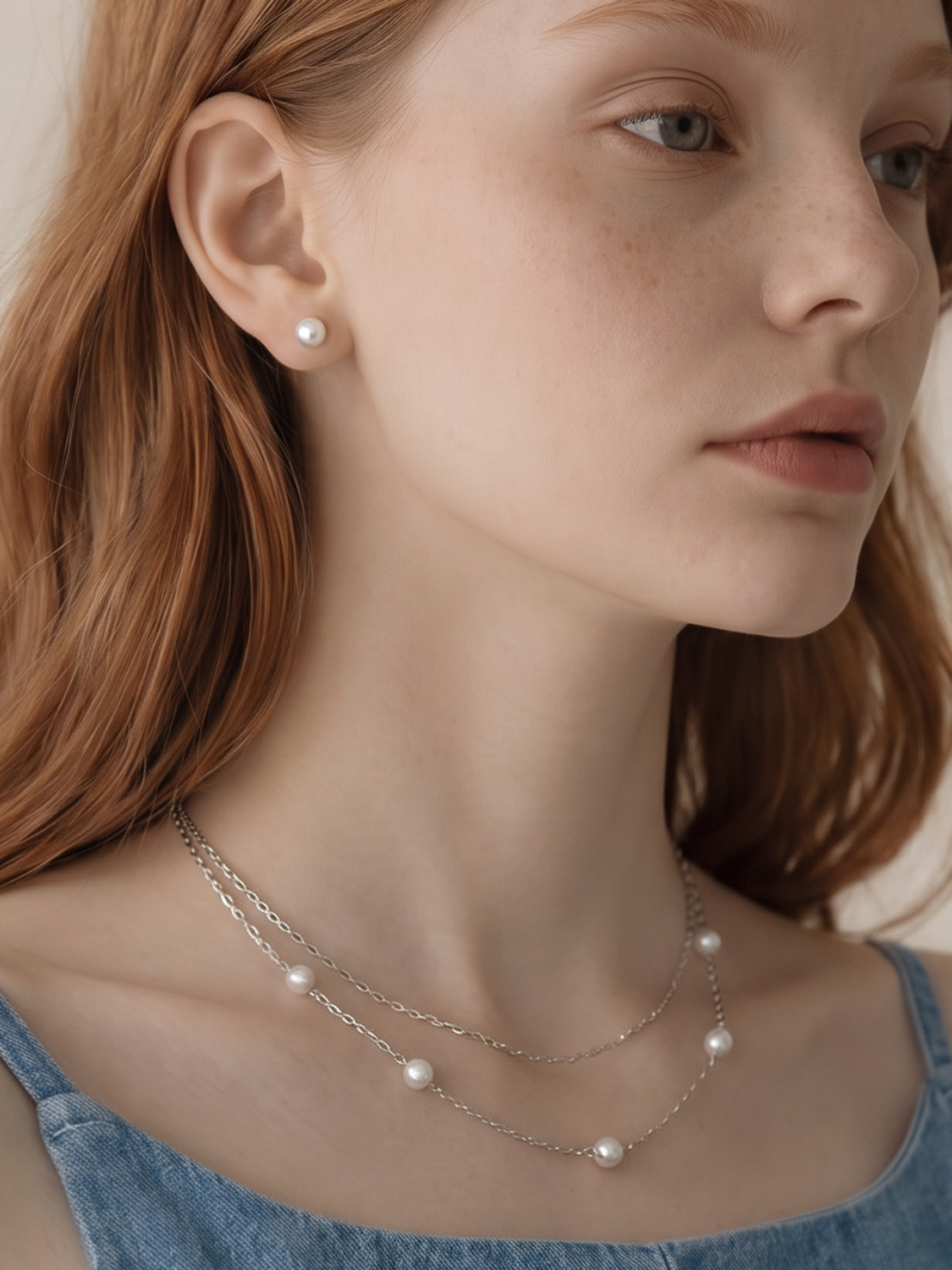 Soiyu Pearl Layered Jewelry Set