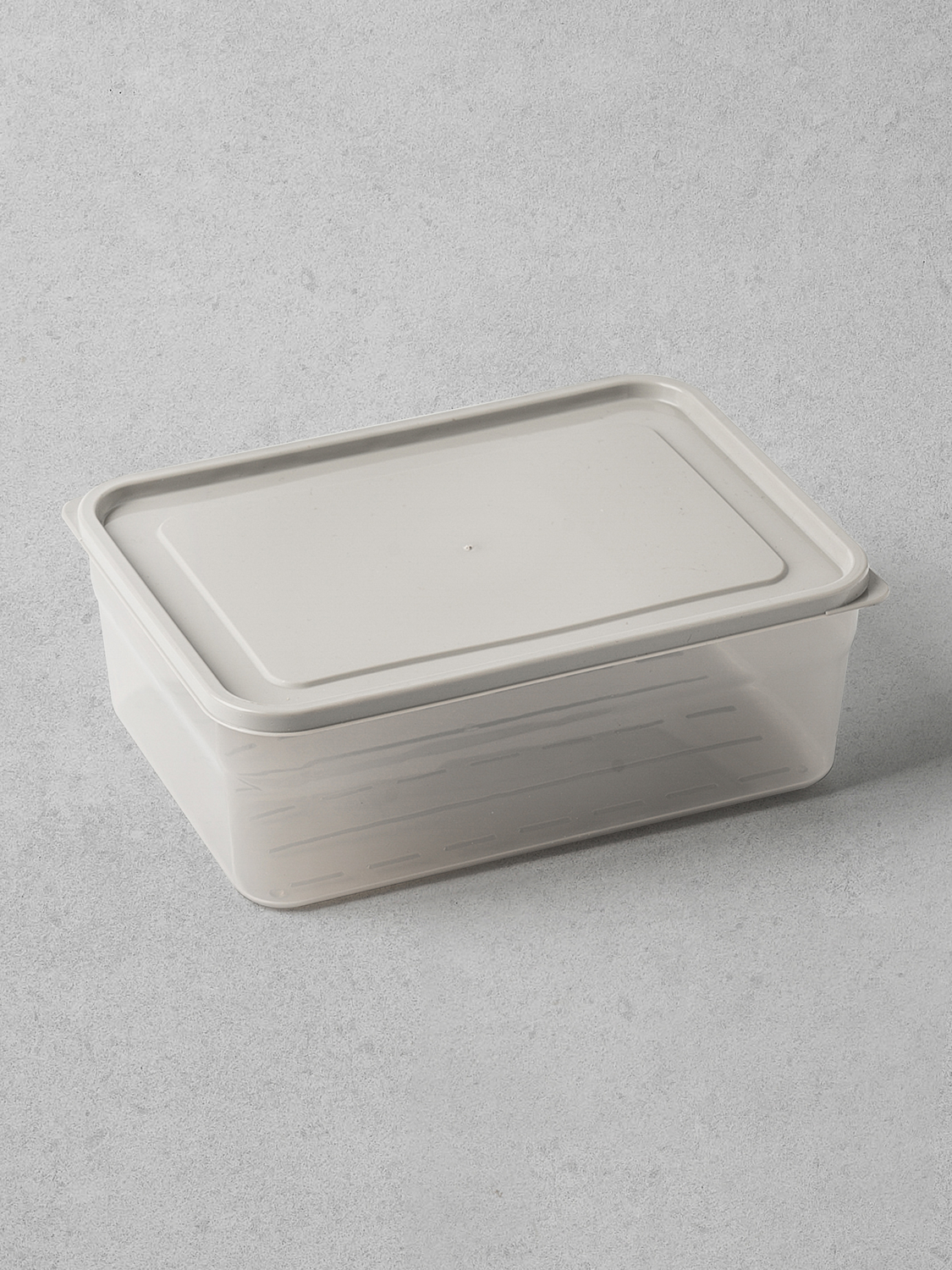 Flexible Soft Storage Container 2 L Gray