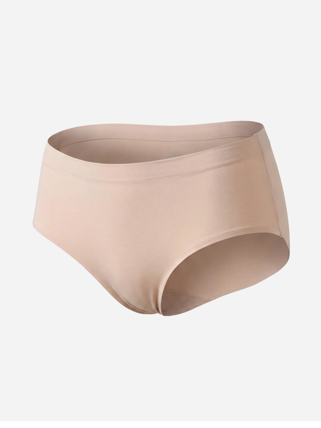 [Women] YES code nylon middle waist seamless panties 90/95/100 beige
