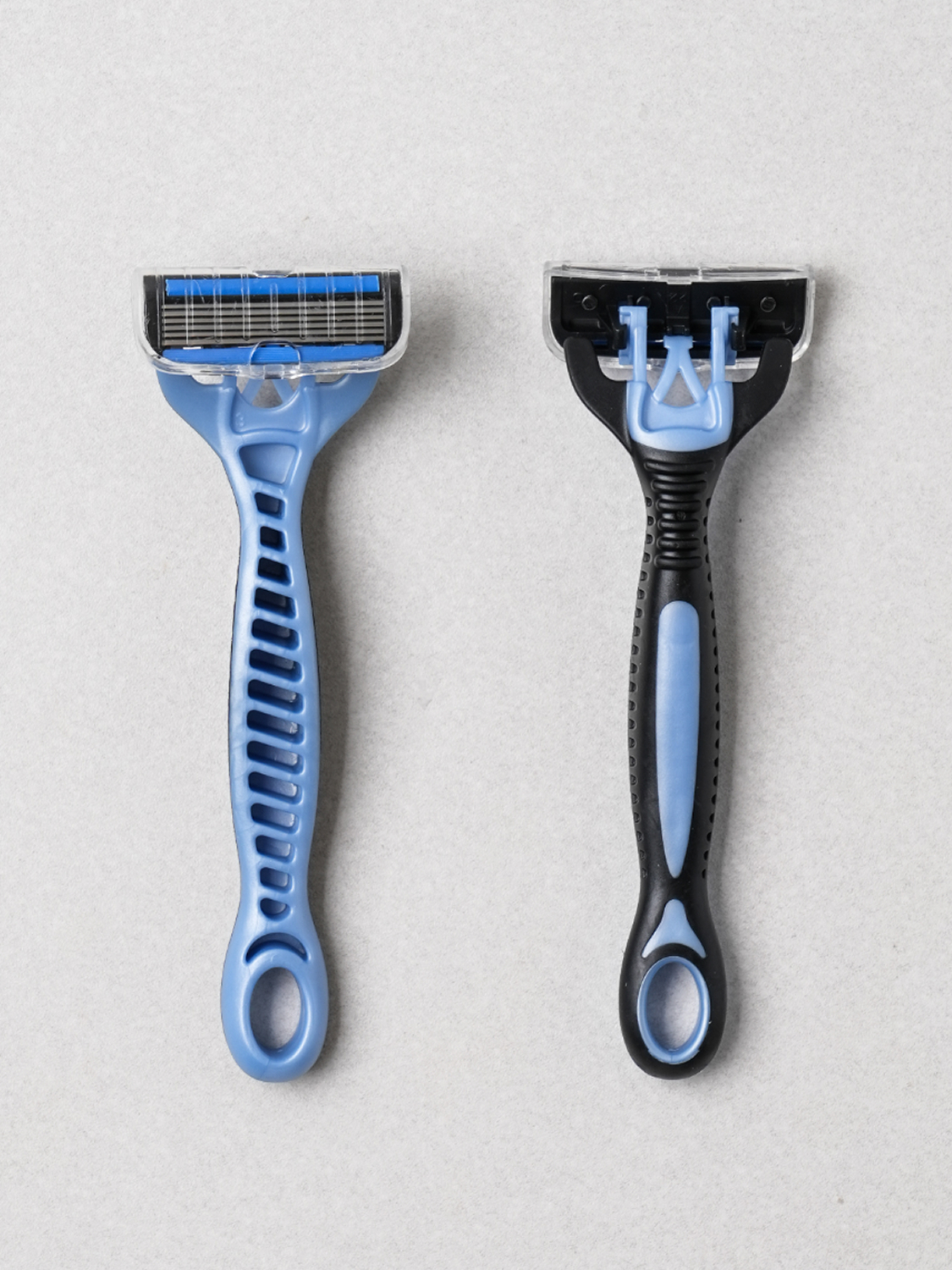 6-blade razor 2-pack blue
