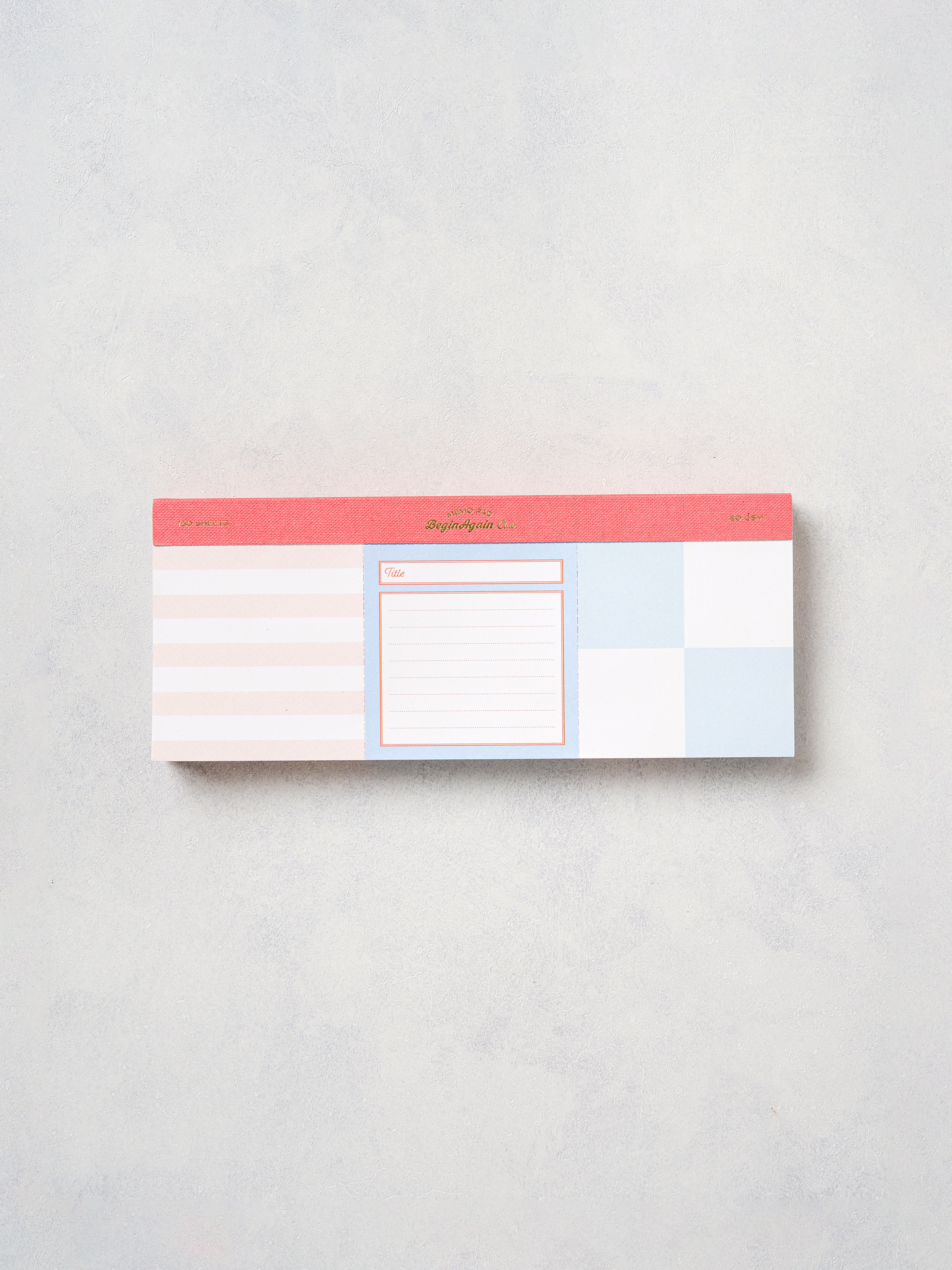 150 pieces of 3-part rice cake memo pad