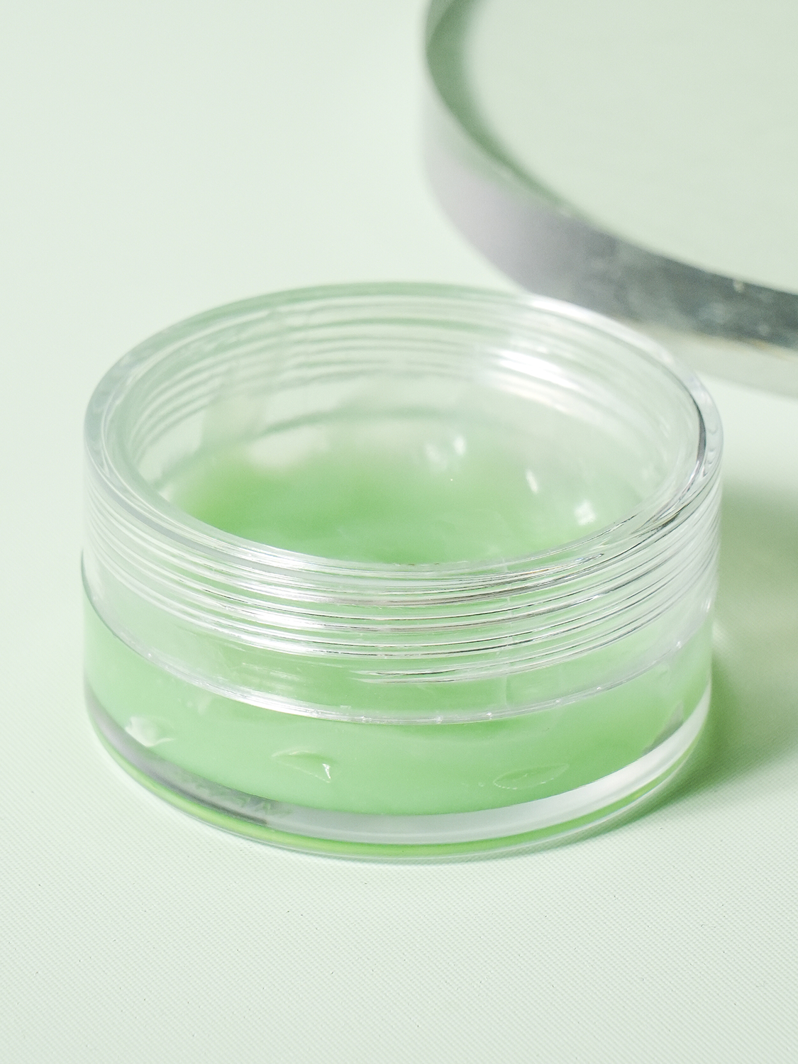One point transparent cream case (60 g)