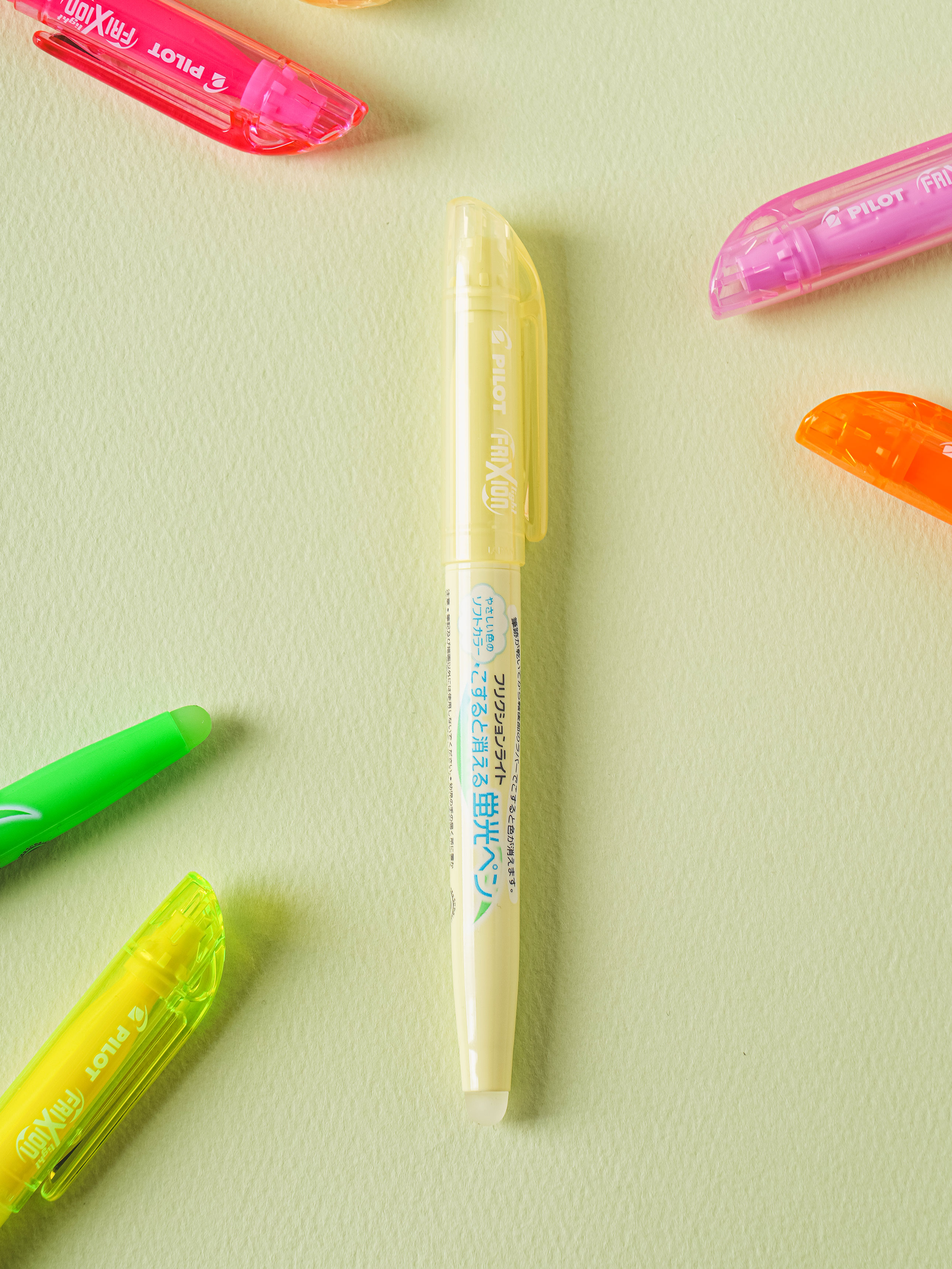 Pilot Erasable Highlighter Friction Soft Yellow