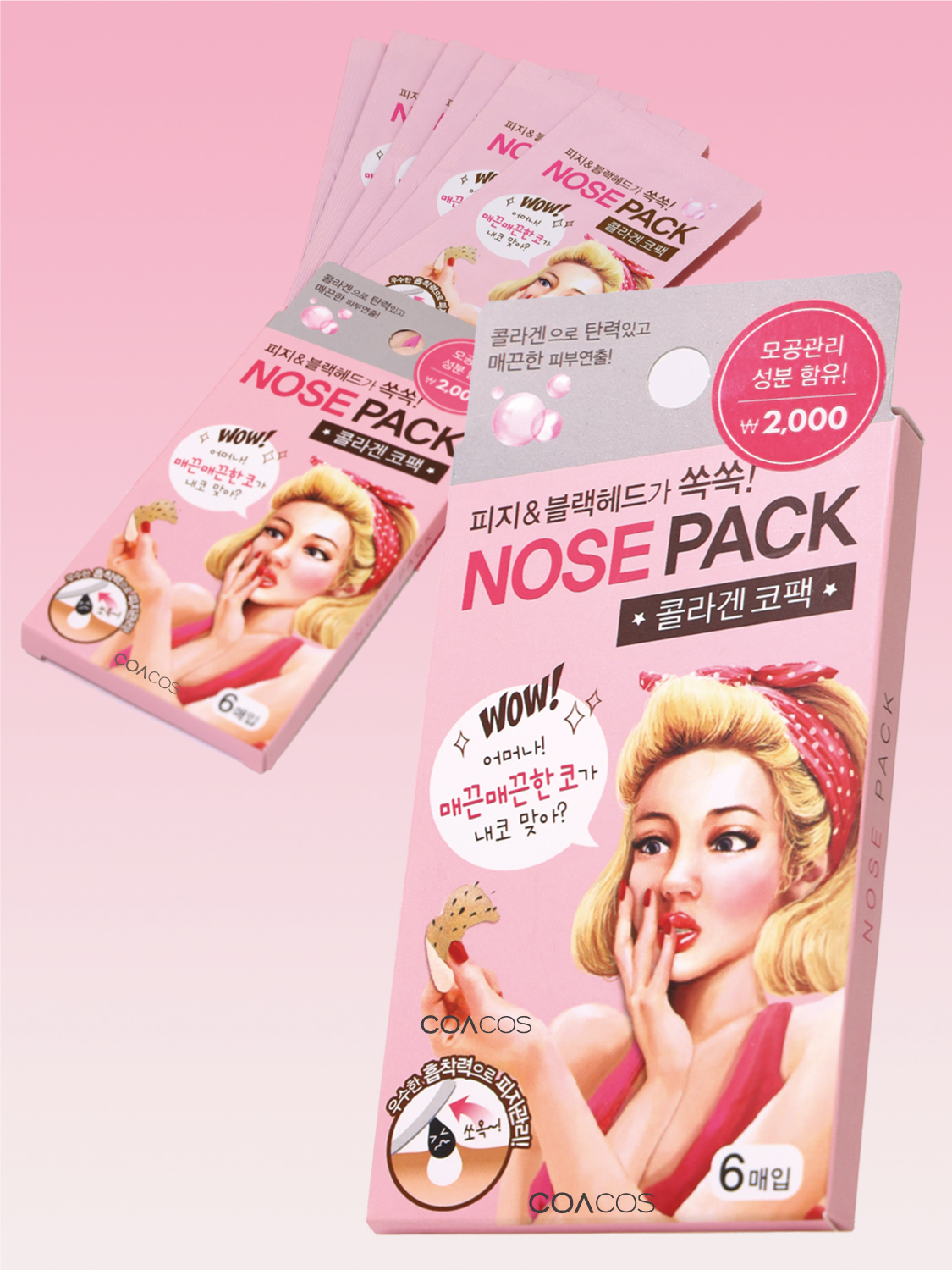 Collagen Nose Pack 6P