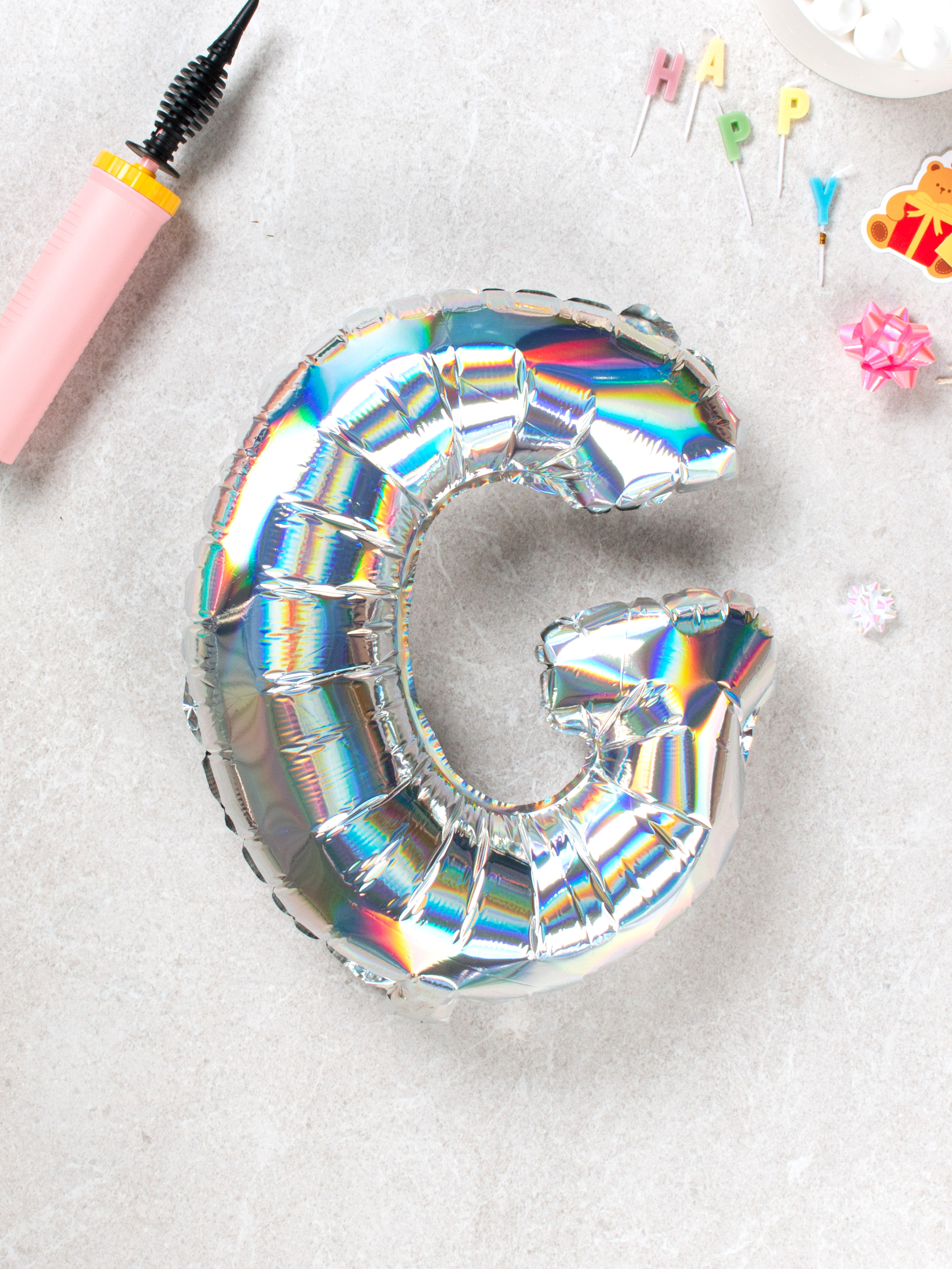 alphabet balloon G