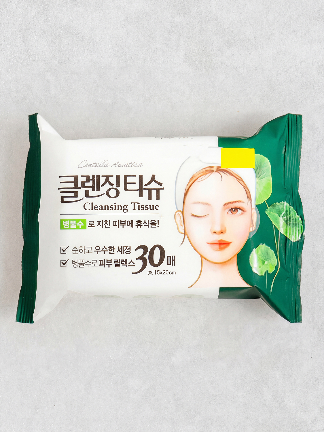 30 centella cleansing tissues