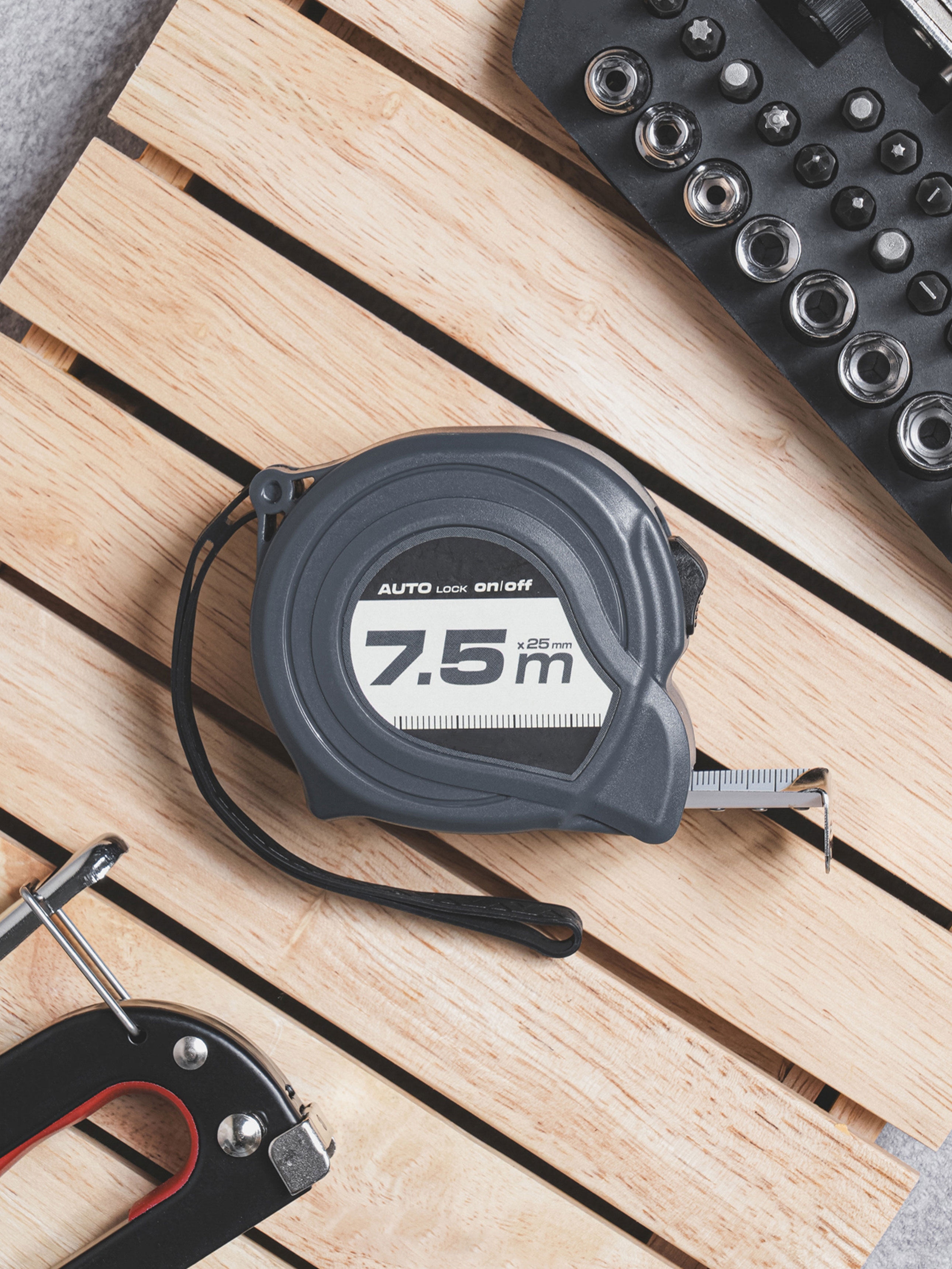 Self-autolock tape measure 25 mm