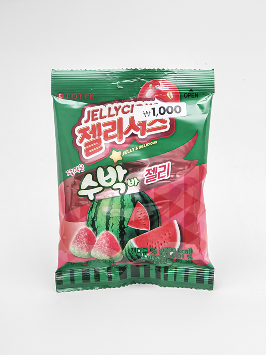 Lotte Watermelon Bar Jelly 56 g