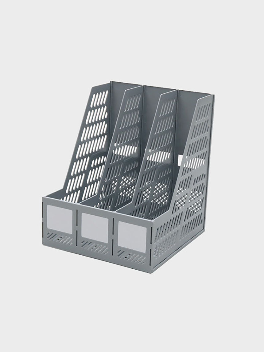 3-tier file rack