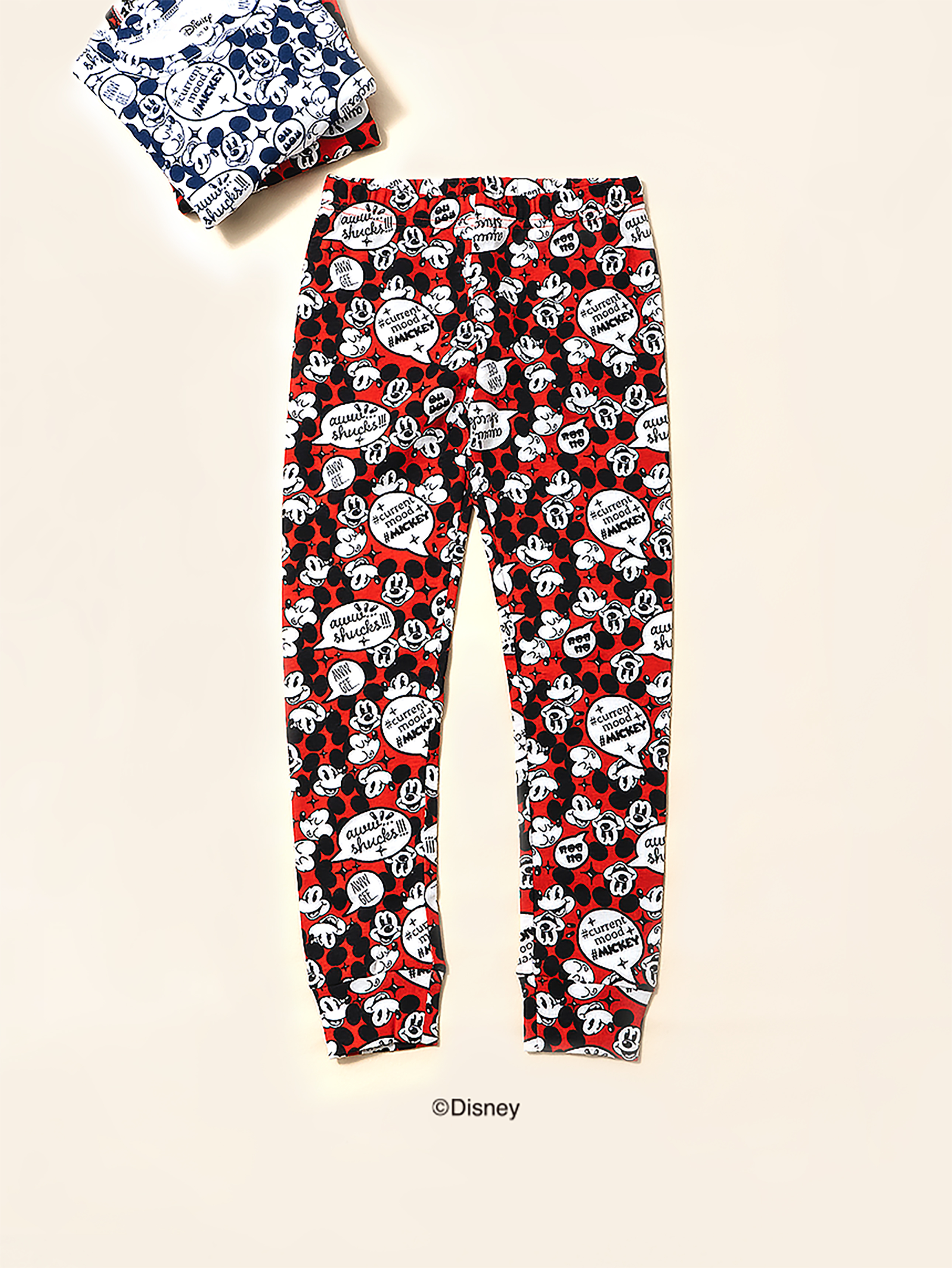 Disney Mickey Mouse Children's Underwear Bottoms Red S
