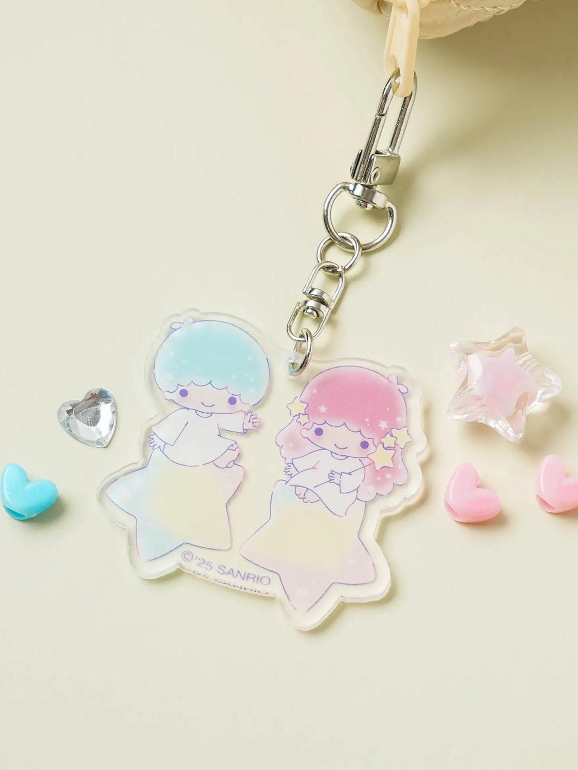 Little Twin Star Acrylic Keyring Star