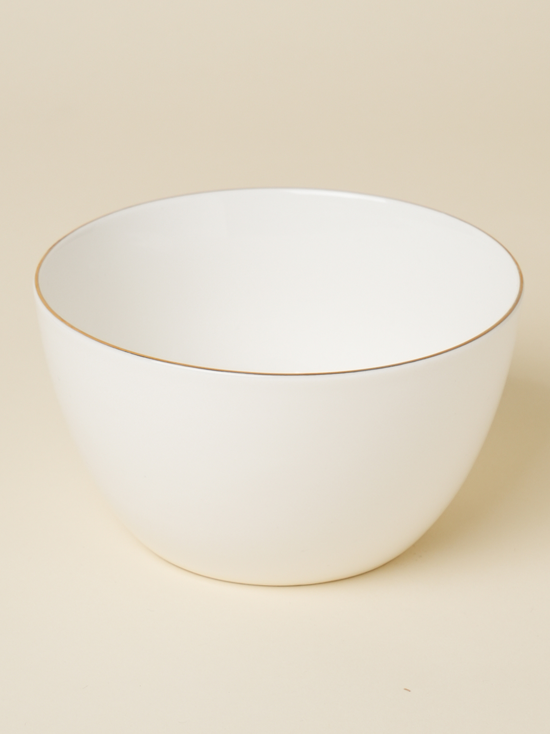 화이트 금장 둥근 볼 14.5 cm