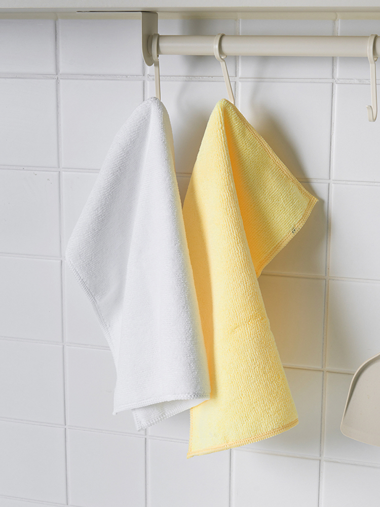 2 microfiber dishcloths 33 x 30 cm
