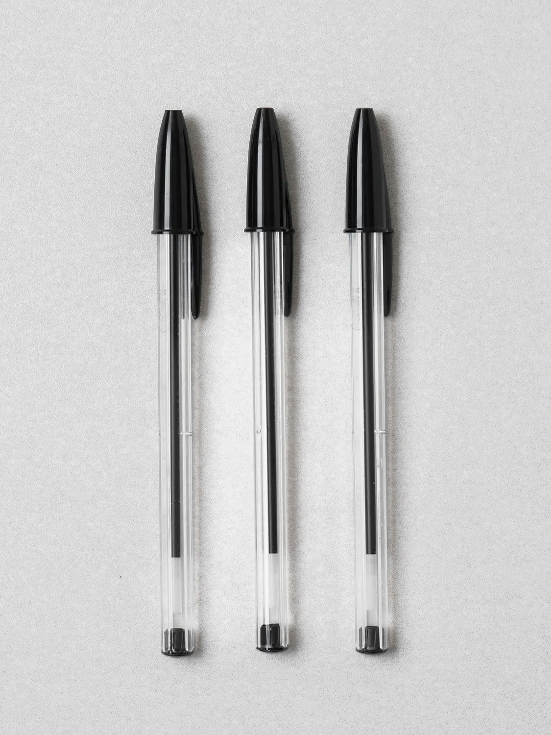 BIC Crystal Ballpoint Pen 1.0 mm 3pcs Black