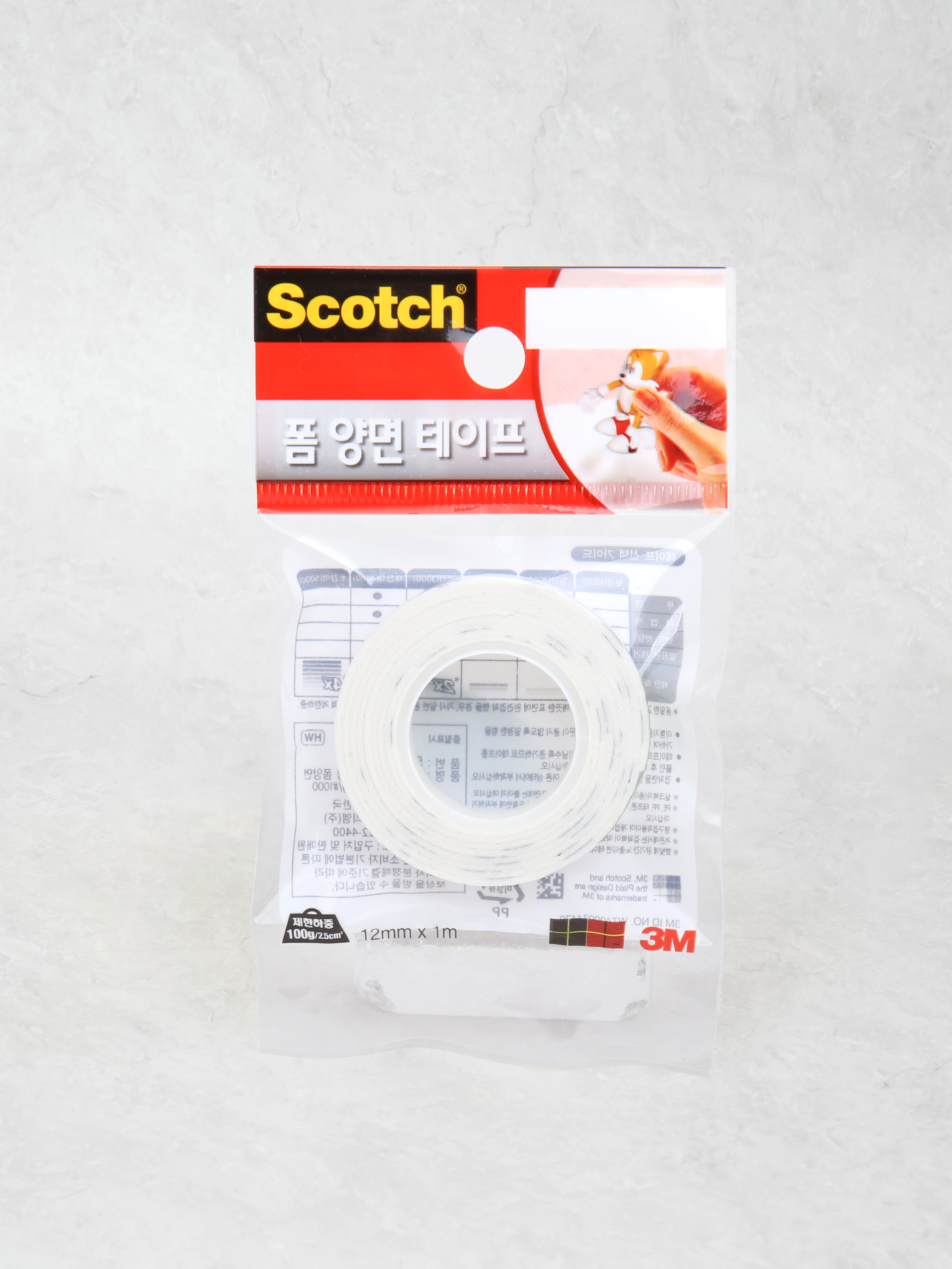 3M Scotch mounting foam double-sided tape 12mmX1m