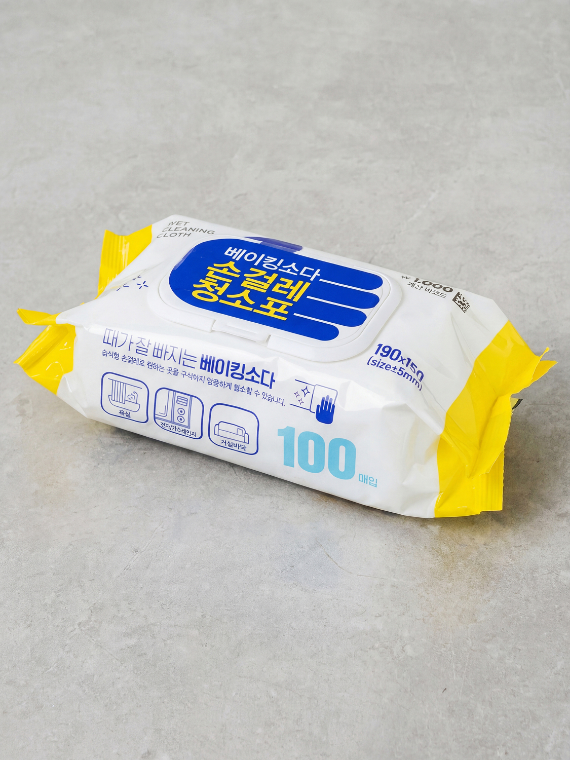 Baking soda hand mop cleaning tissues 100 sheets