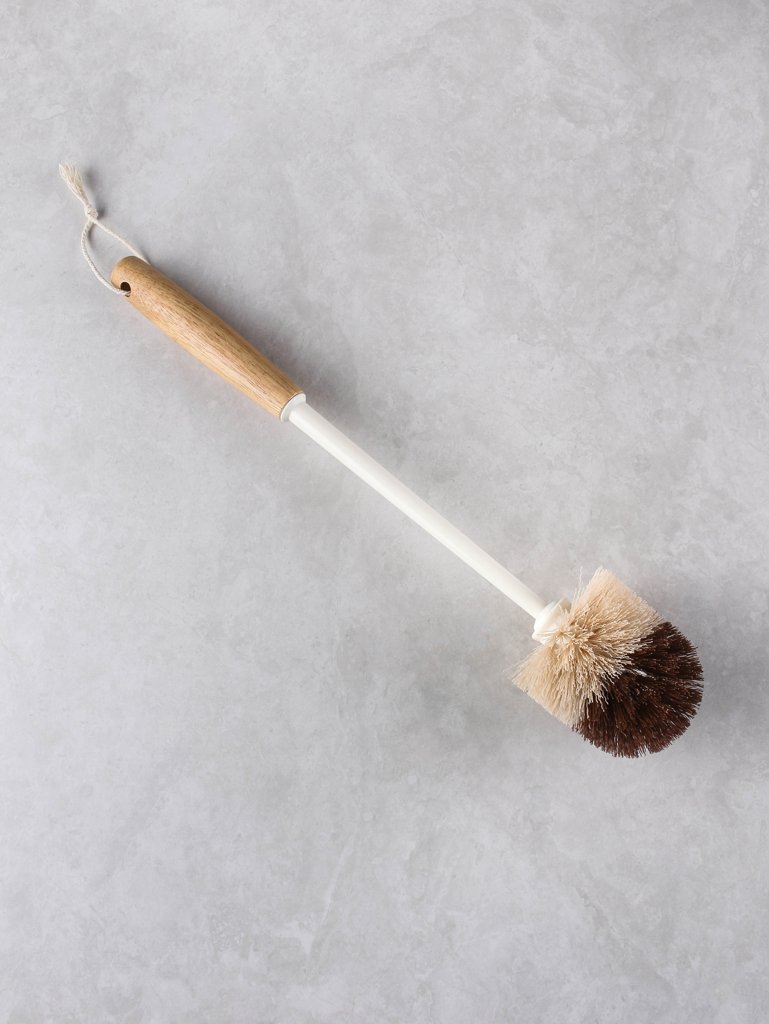 Rubberwood Round Toilet Brush