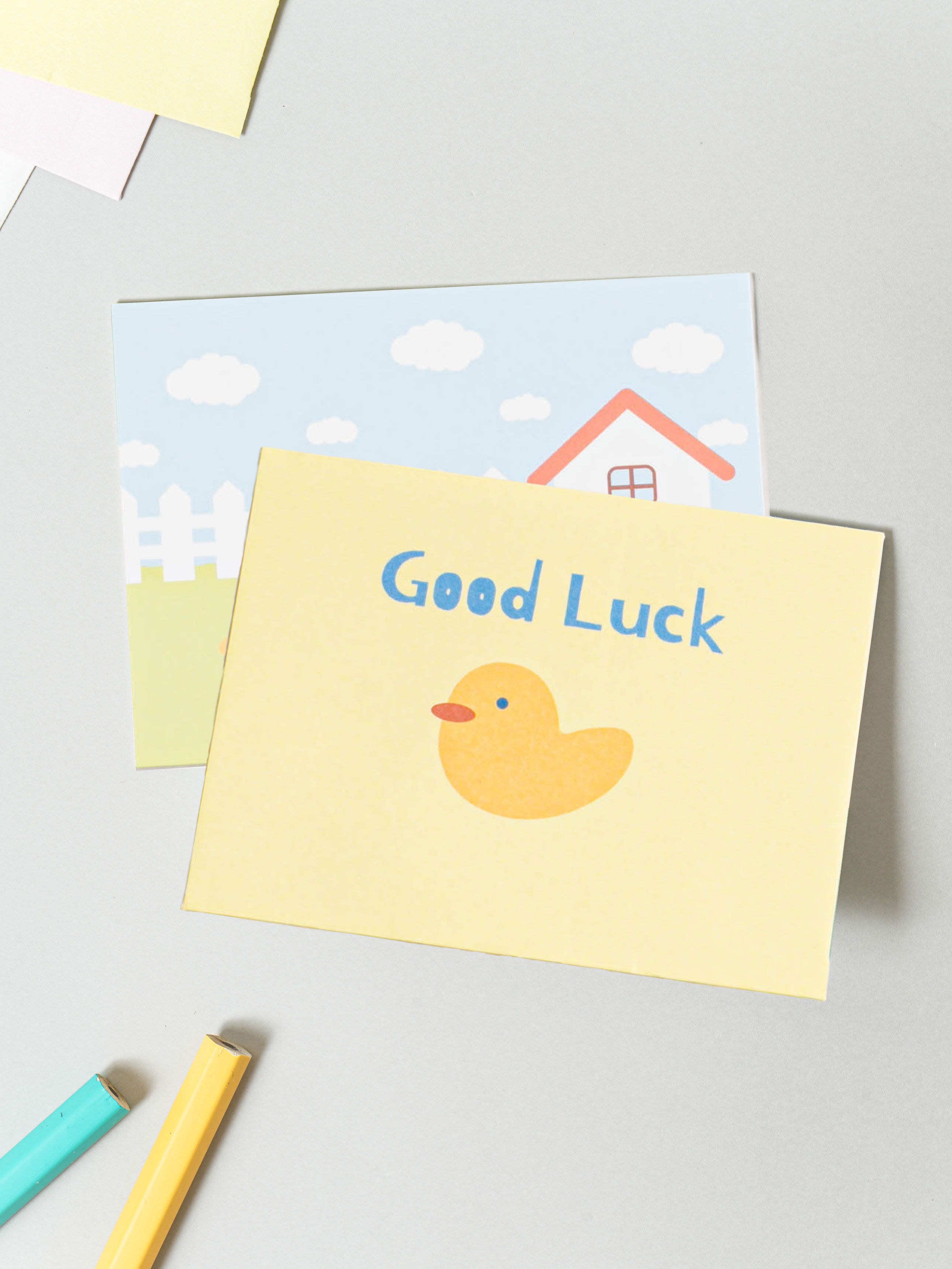 Animal mini card set (2 pieces) Chick