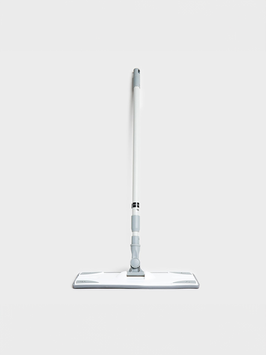 Large 2-stage telescopic non-woven mop