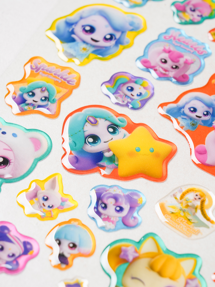 Catch! Tiniping 5 Big Jelly Deco Sticker Royal Ping