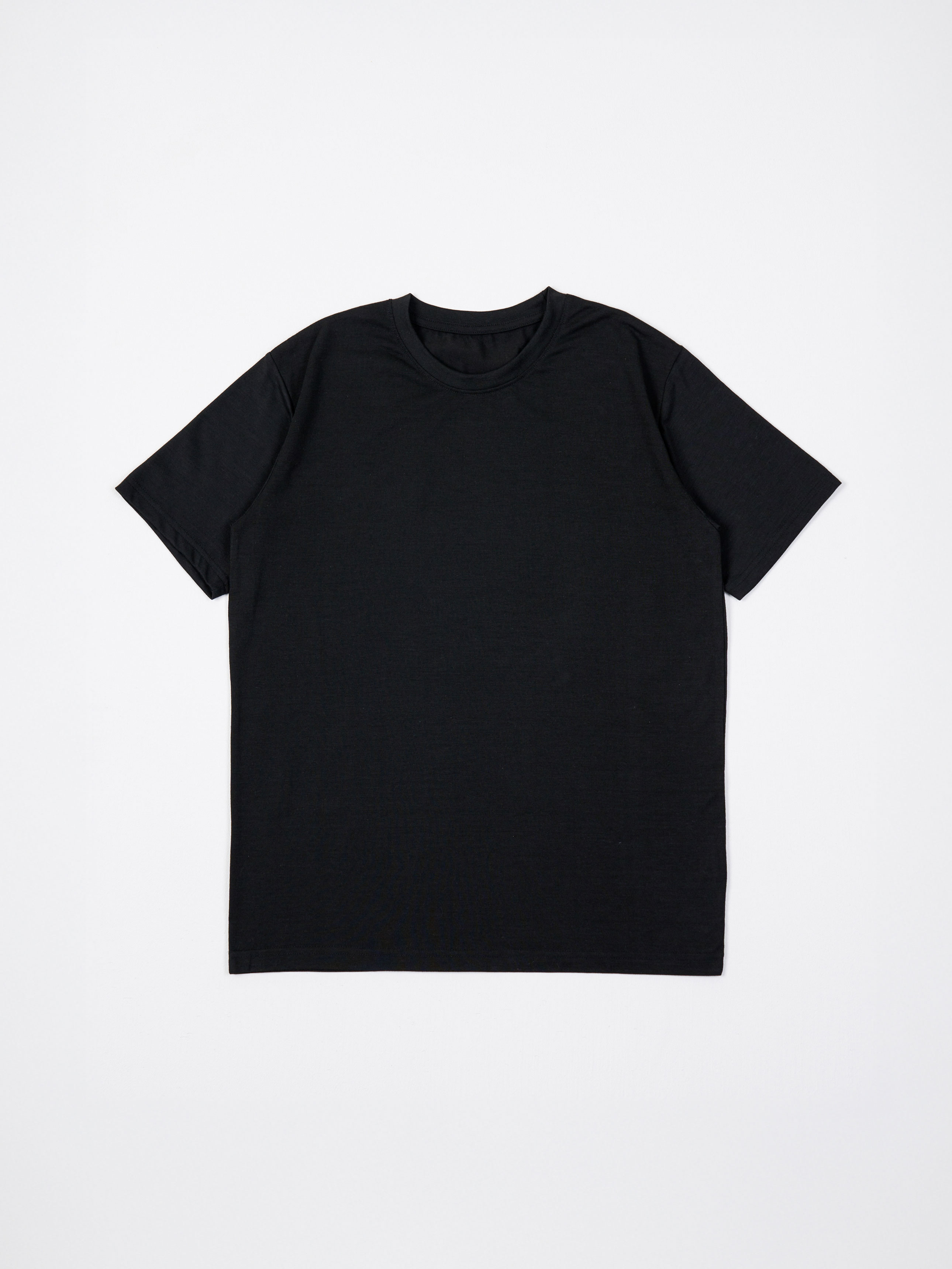 Inner short-sleeved T-shirt M/L/XL 2pcs black