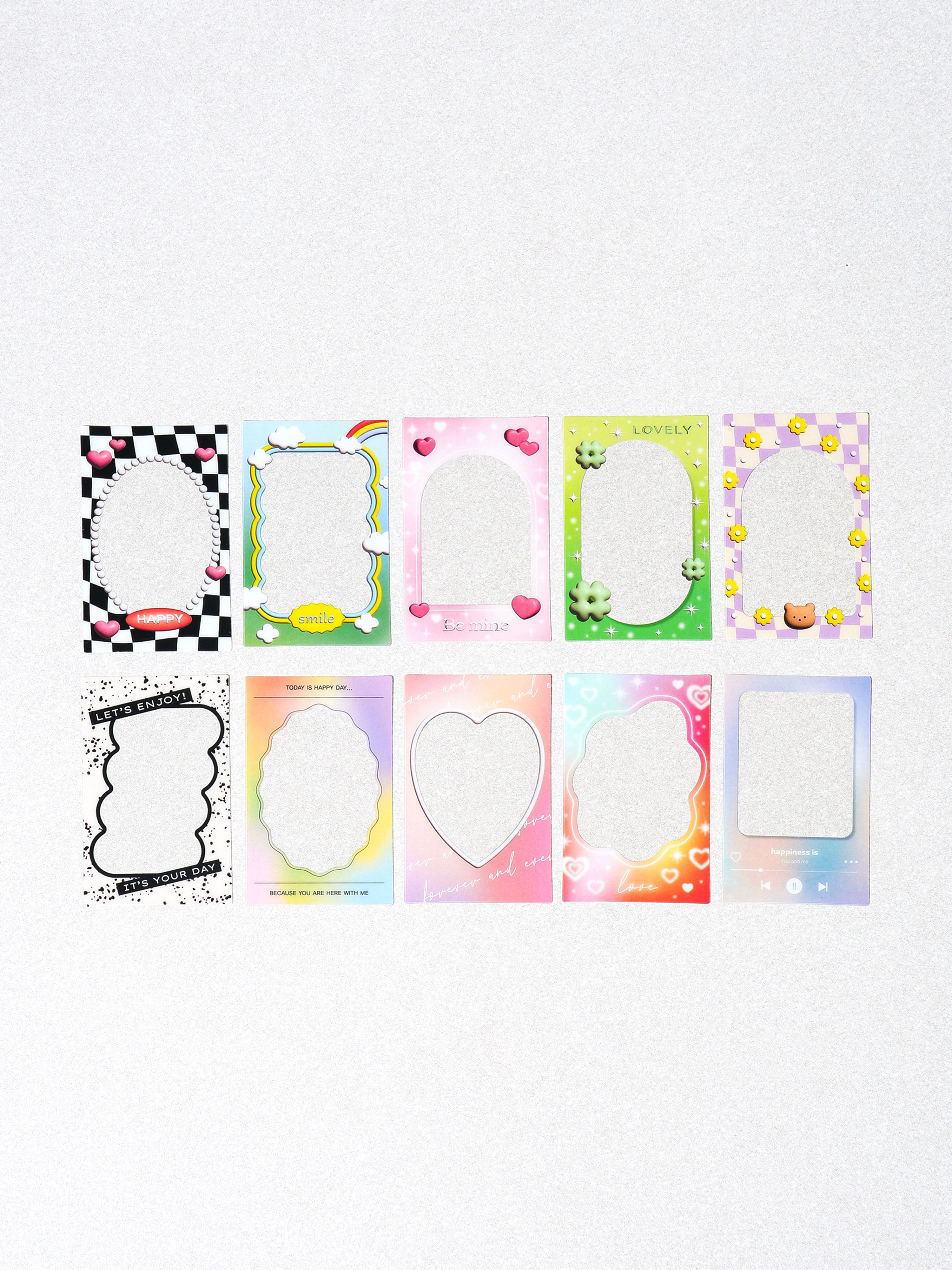 Polkku Photo Card Frame 10 Piece Music Player