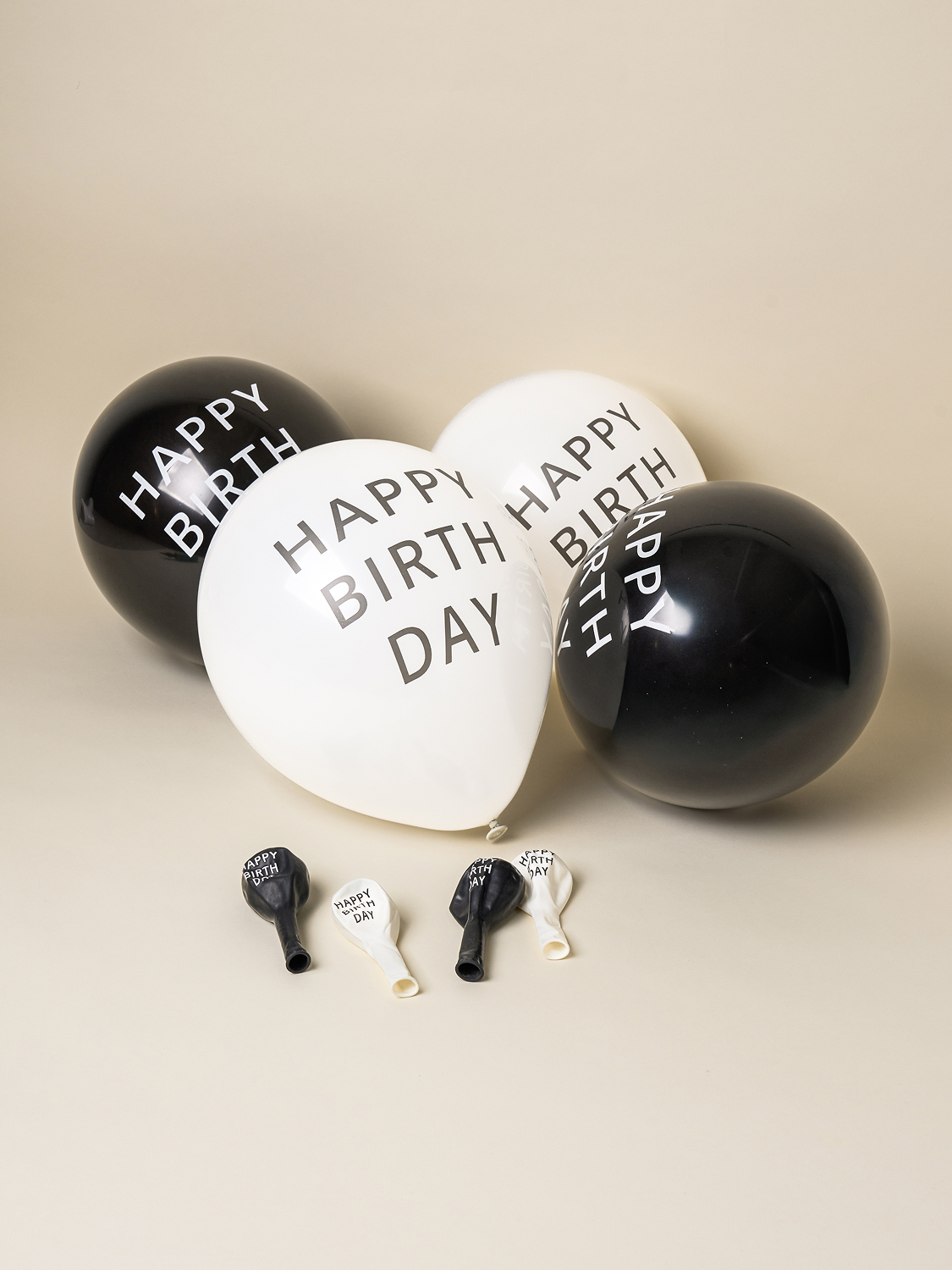 Party printed balloons 30 cm 8 pieces English birthday