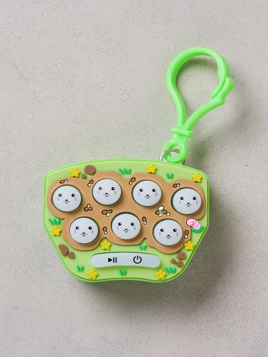 mini whack-a-mole game keyring