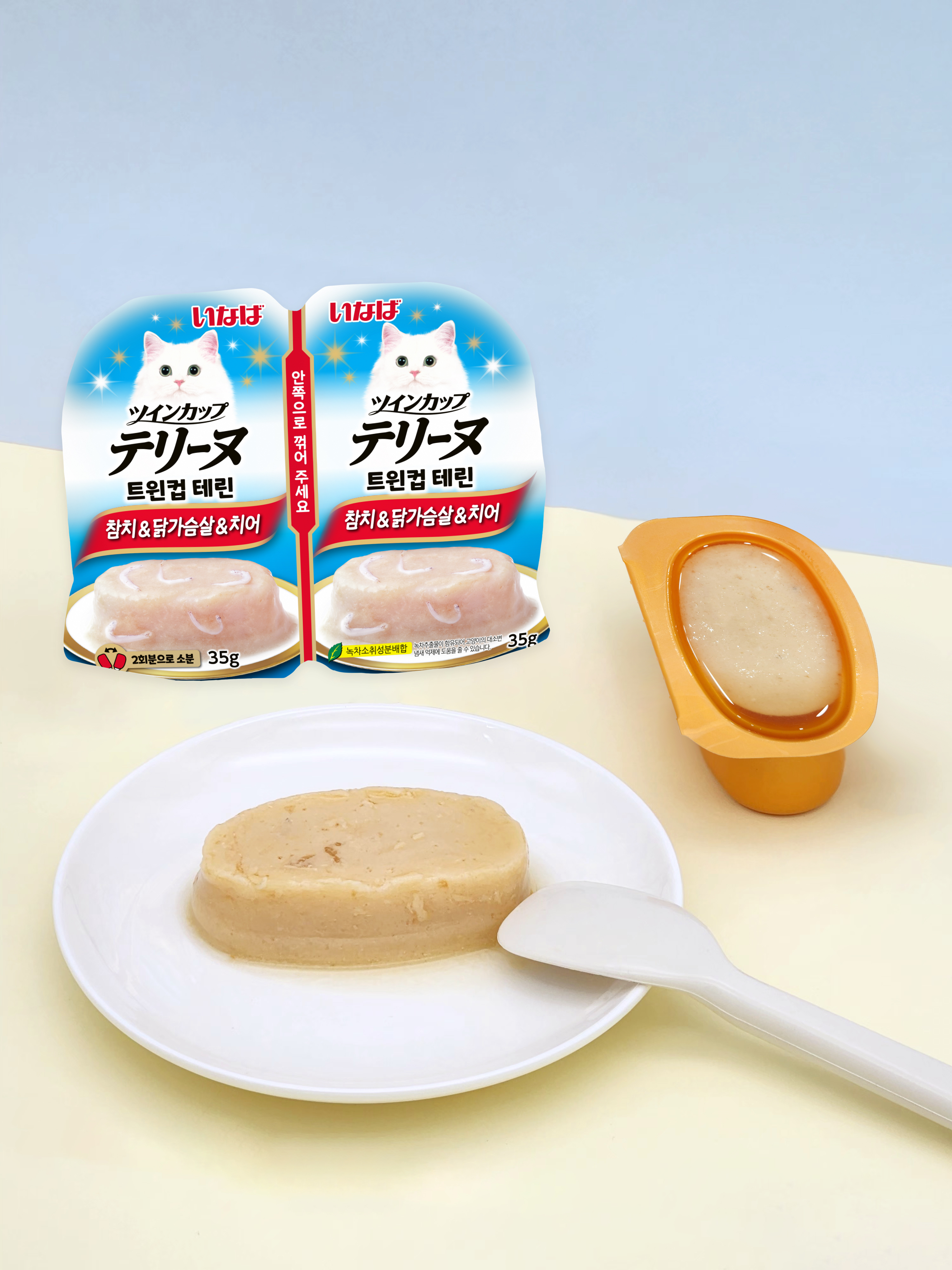 [Pet] Inaba Twin Cup Terrine Tuna & Chicken Breast & Fry 35 g