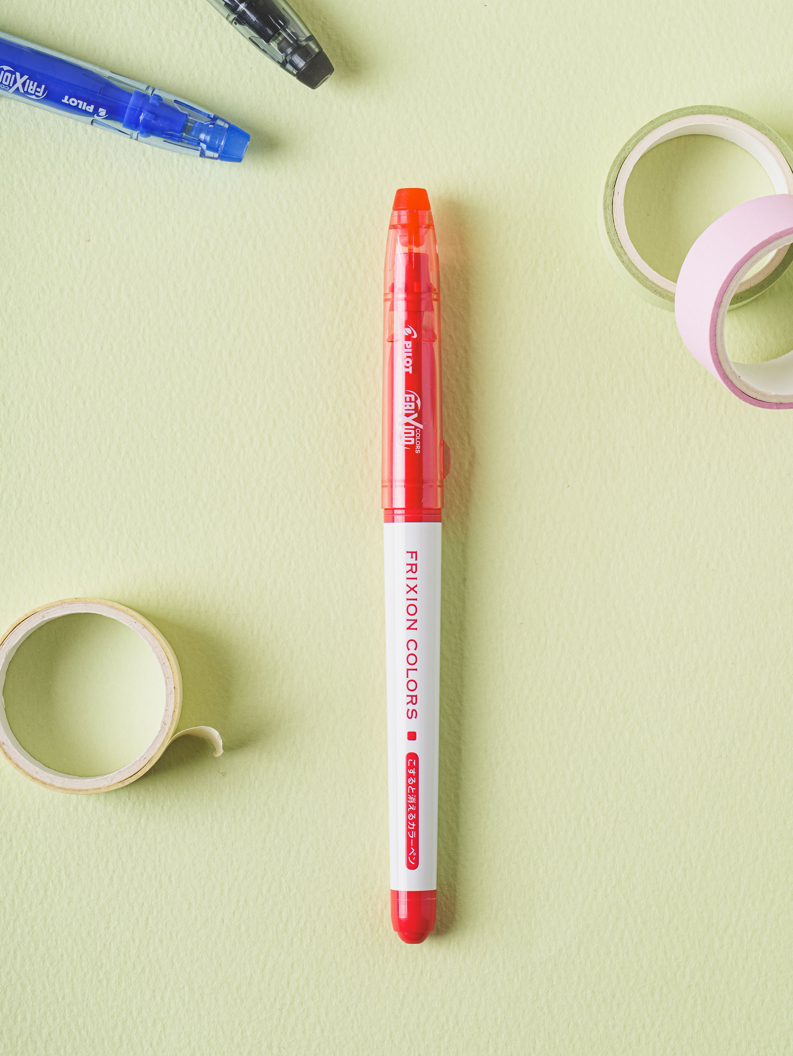 Pilot Erasable Marking Pen Friction Colors Red