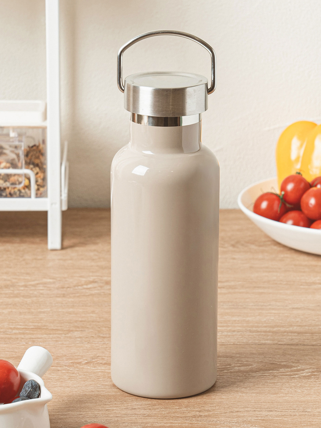 stainless steel wire handle thermos