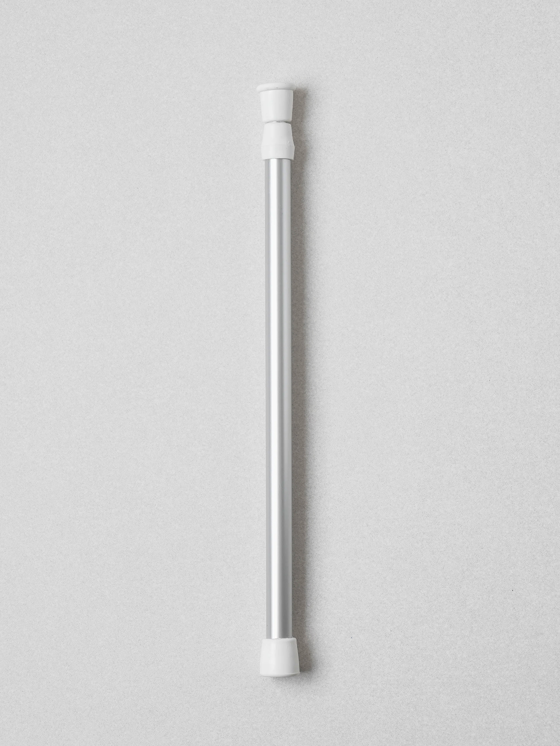 Silver aluminum telescopic rod small size