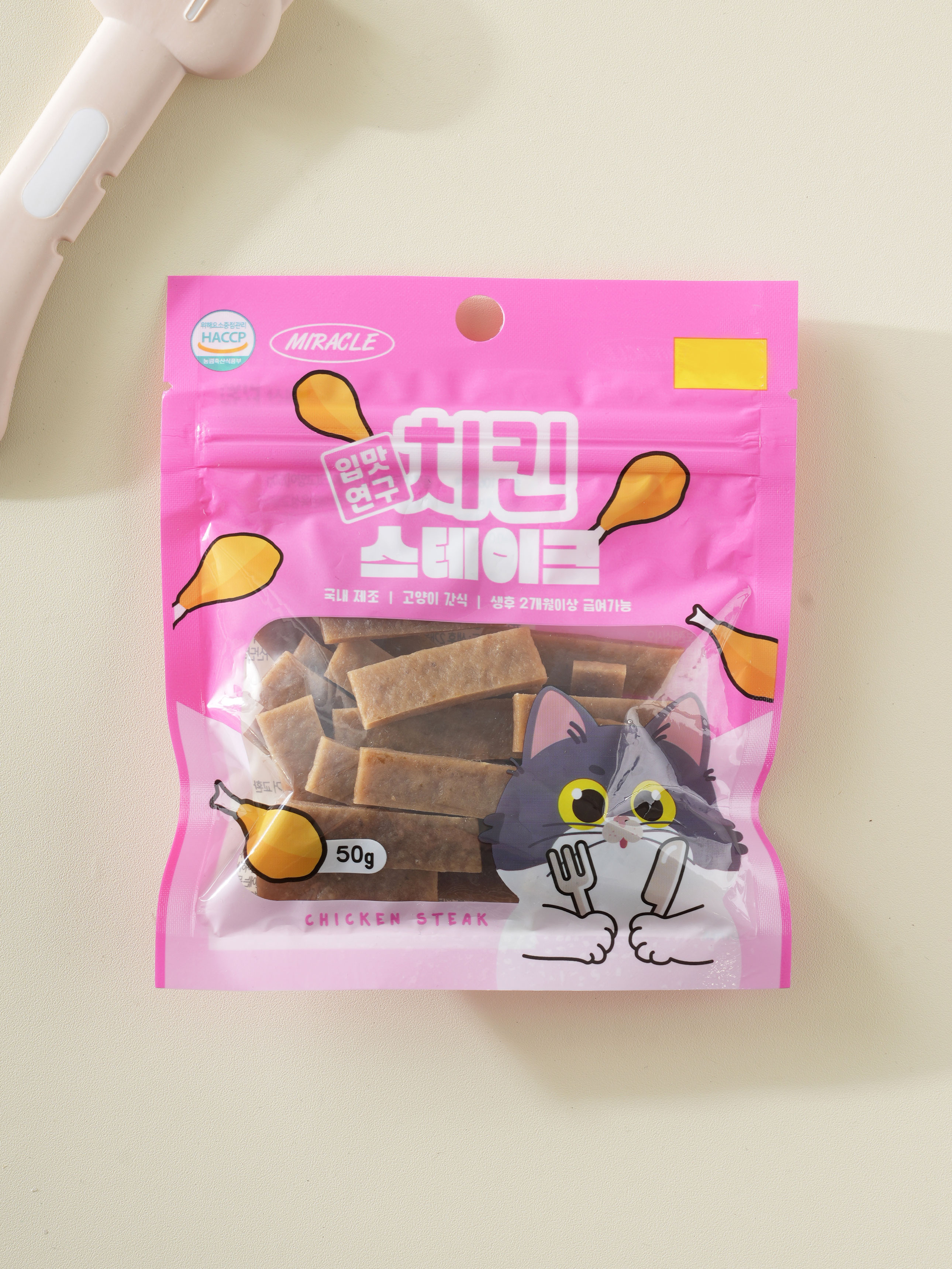 [펫] 고양이용 미라클 스테이크 50 g 치킨