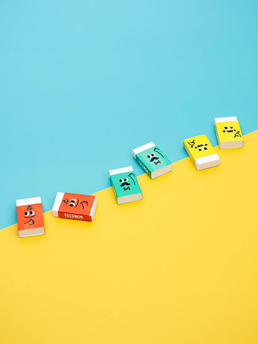 6 monster erasers
