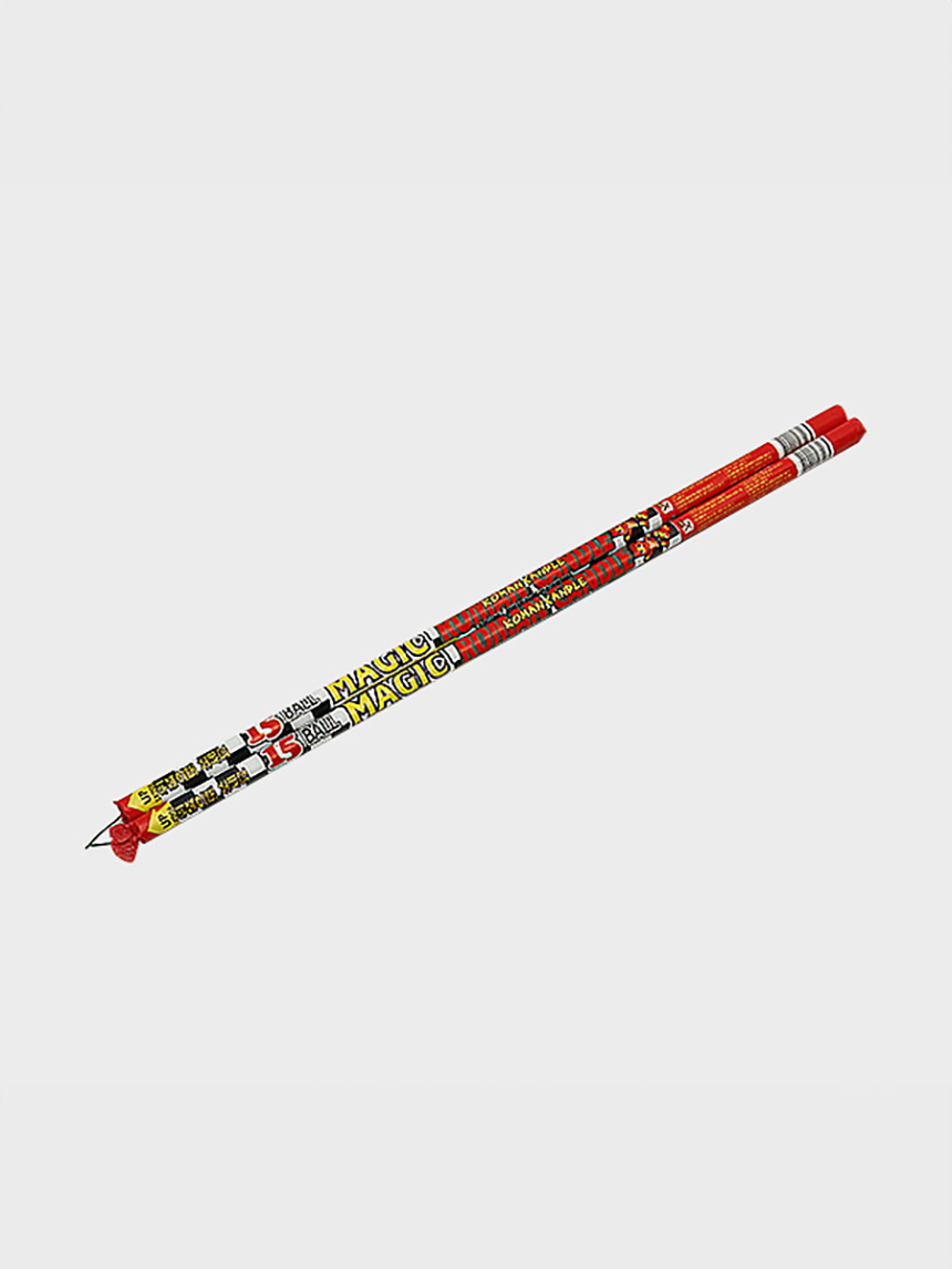 2 15-shot super magic firecrackers