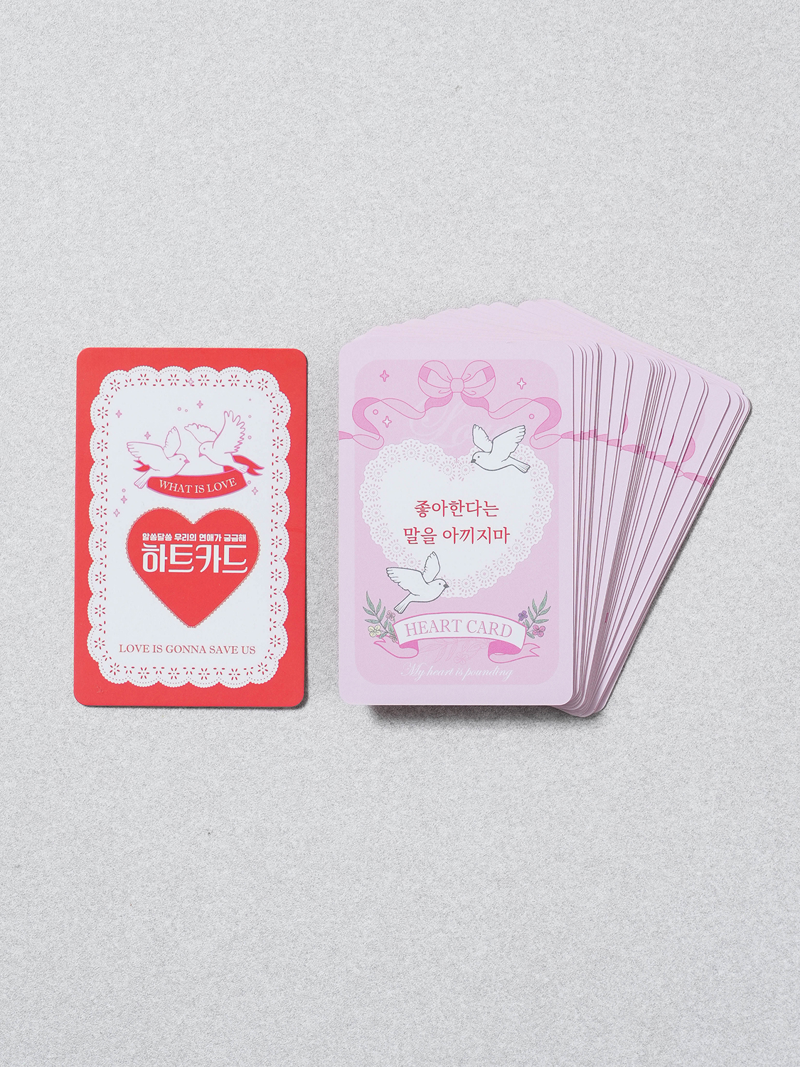 Mysterious love fortune telling card