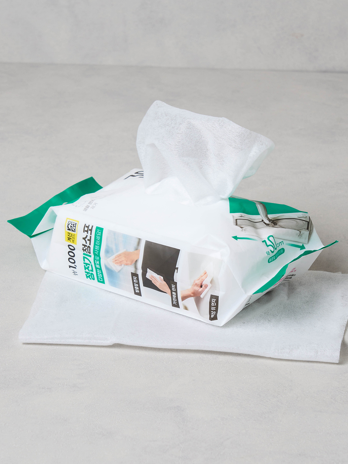 Standard dry electrostatic cleaning cloth 30 x 20 cm, 30 sheets