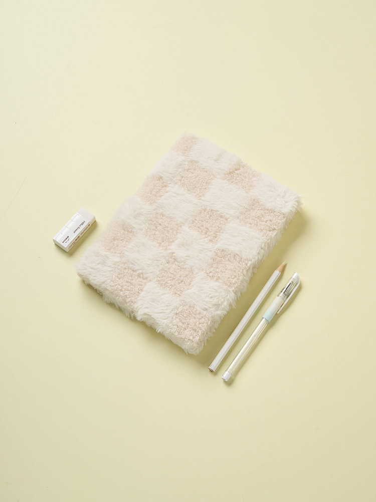 80 check fabric notebooks