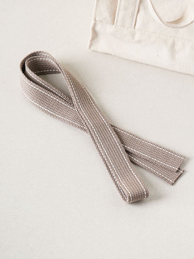 Japanese-made stitched bag strap 2.5 cm