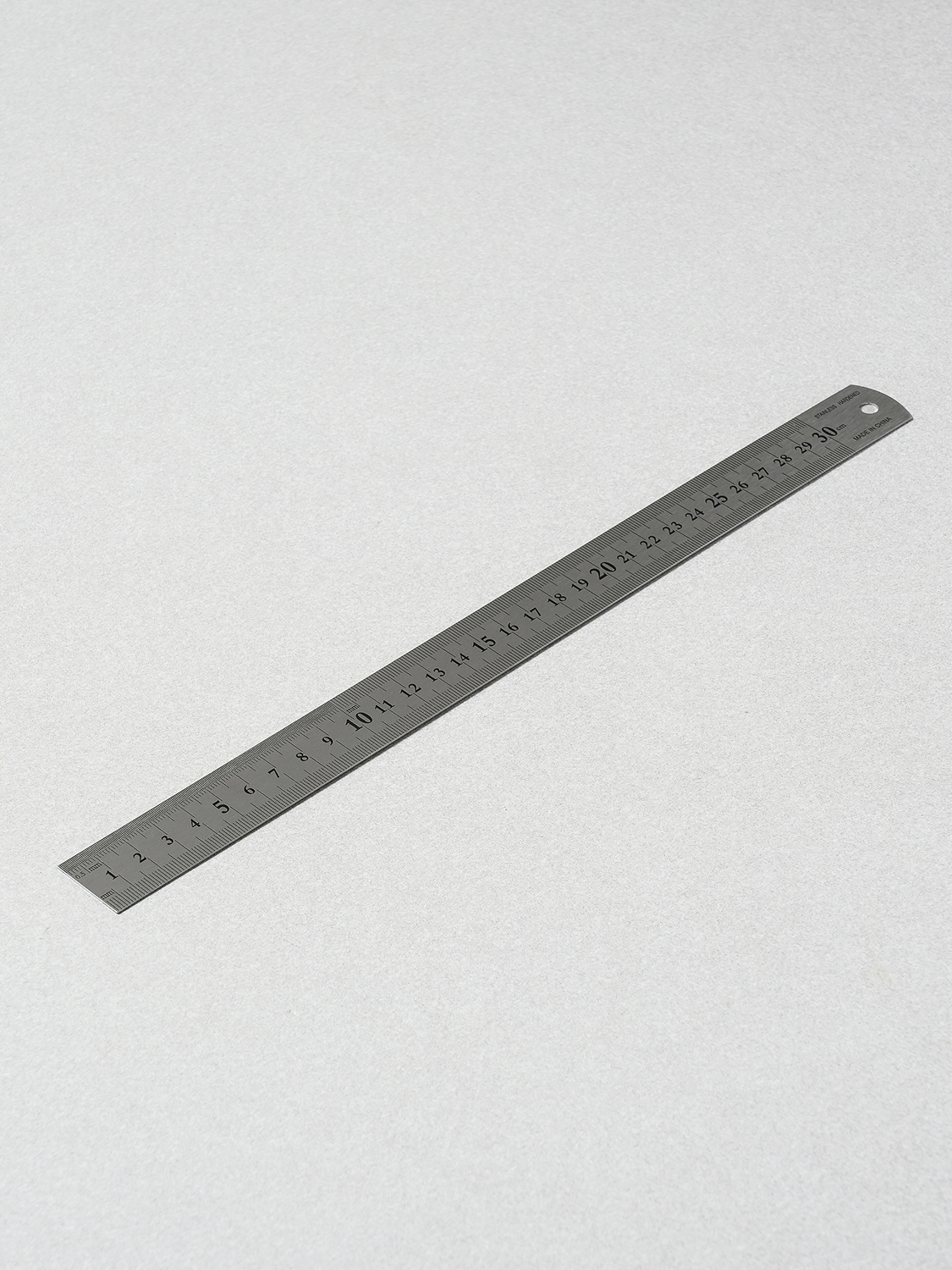 Stainless steel straight edge 30 cm