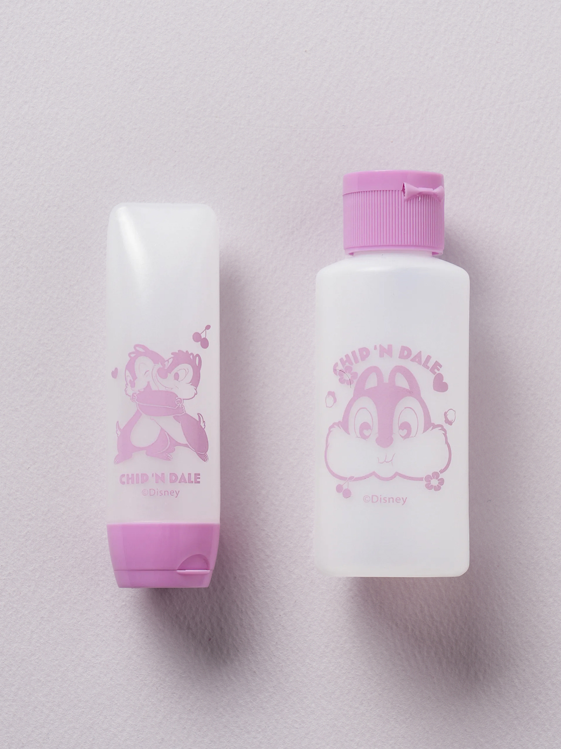 Disney Chip & Dale tube container 30 ml & 60 ml 2 packs