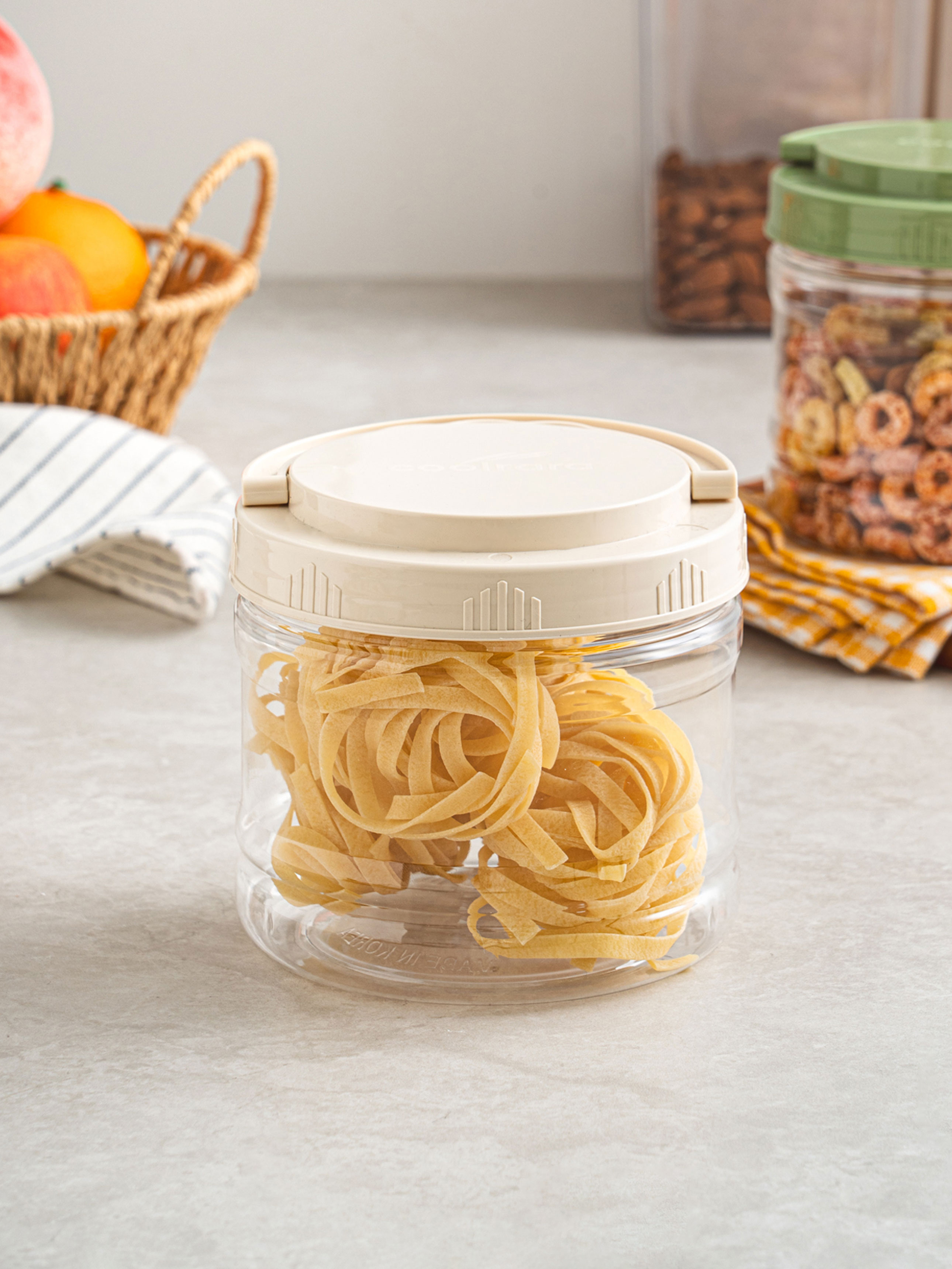 Multi-purpose storage container 1 L beige